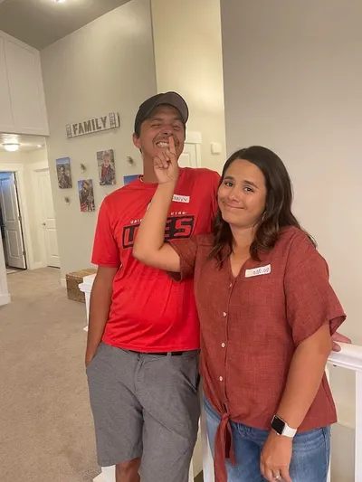 photo of a couple smiling 