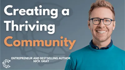 header text: creating a thriving community